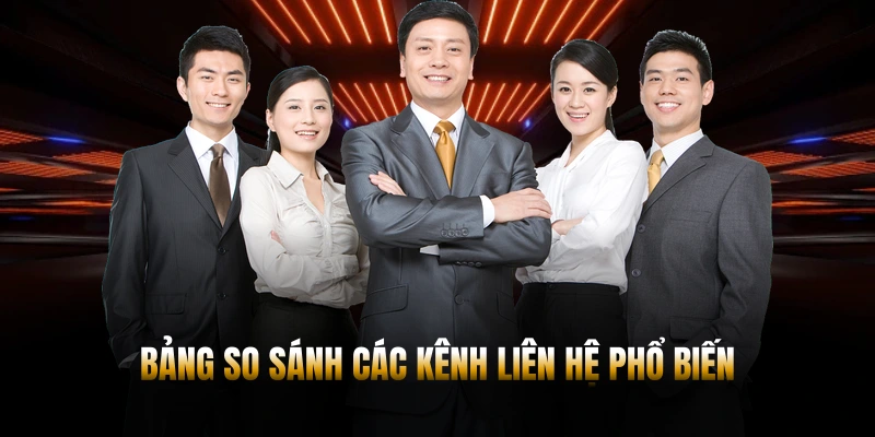 LIÊN HỆ PG88 – KẾT NỐI ĐỂ ĐƯỢC HỖ TRỢ NHANH CHÓNG 2 Bảng so sánh các kênh liên hệ PG88 phổ biến