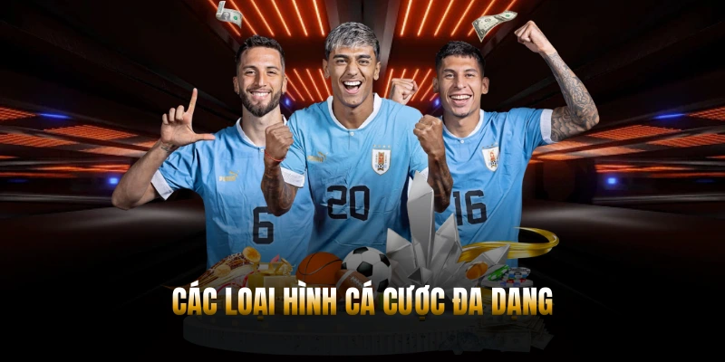 THỂ THAO PG88 - TRẢI NGHIỆM CÁ CƯỢC ĐỈNH CAO 2026 2 Các loại hình cá cược đa dạng